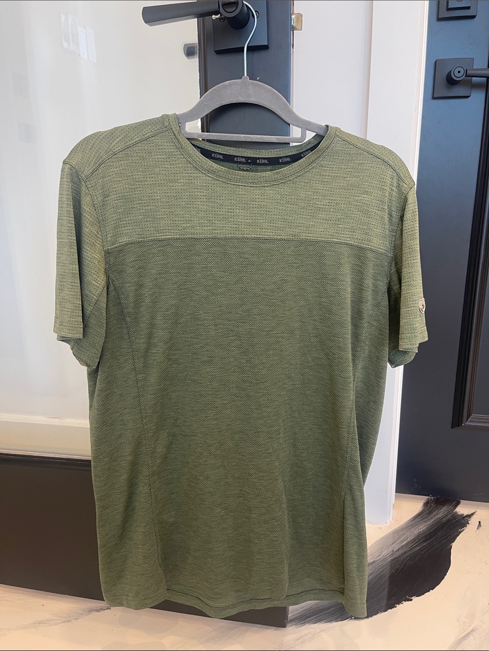 Kuhl Olive Green Short Sleeve Tech Tee
